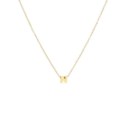 Letter-Ketting-N-Goud