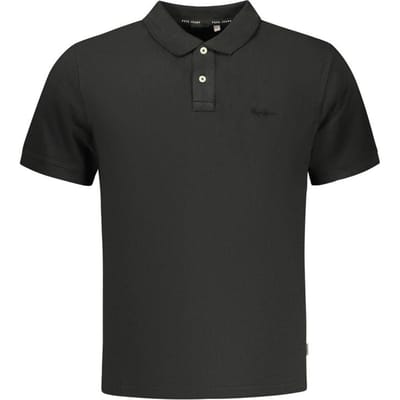 Pepe Jeans Zwarte Katoenen Heren Polo Shirt