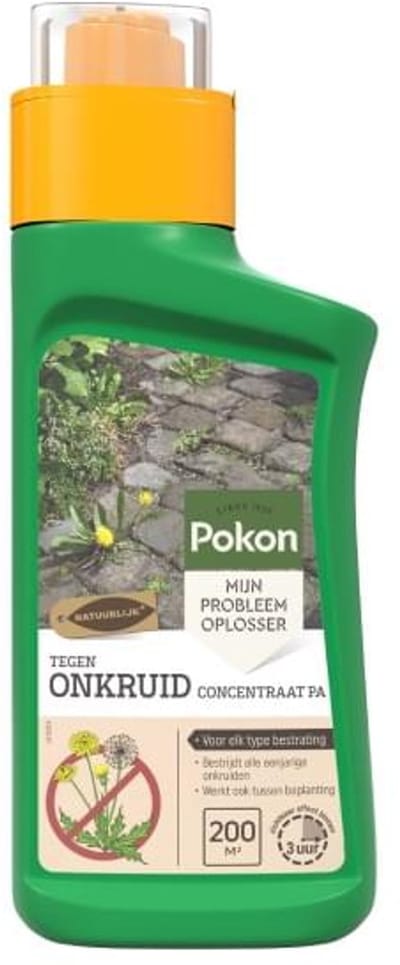 Pokon Tegen Onkruid Concentraat (450 ml) - Krachtige Onkruidverdelger - Met gratis cheatsheet