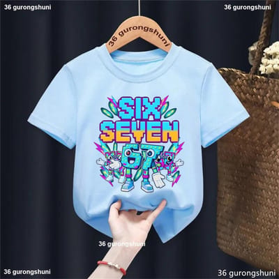 Mode Kinderen Digitale Kleding met Korte Mouwen Meerkleurig Buitenlos Sportkleding 160 yellow