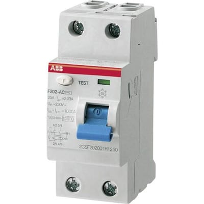 ABB 2CSF202101R1250 2csf202101r1250 Aardlekschakelaar A 2-polig 25 A 0.03 A 230 V