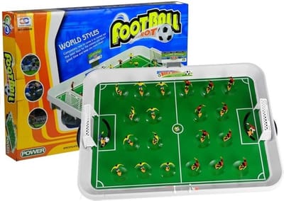 Mini tafelvoetbal - tafelvoetbalspel - 50x36x10cm - 22 spelers