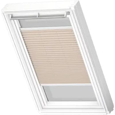 Velux Manueel Lichtdoorlatend Plisségordijn White Line Fhl Fk06 1259swl Zand