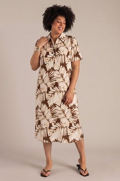 YEST CURVE Ulma Essential - Coffee Brown/Multi-C - maat X-0(44)