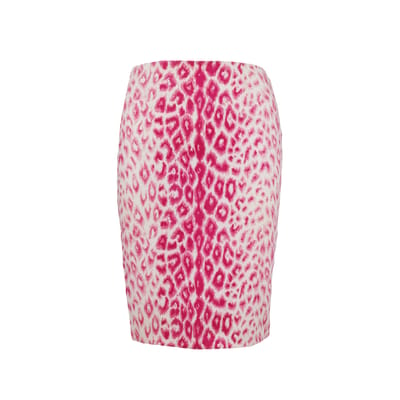 Voordelige en chique rok met luipaardprint van Moschino - jaren 2010