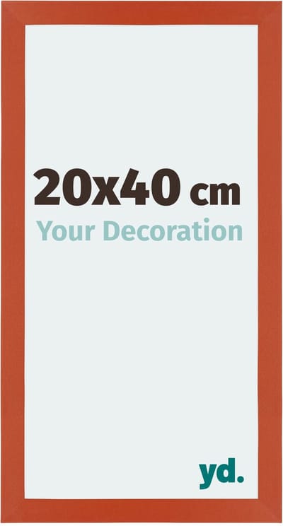 Your Decoration - Fotolijst 20x40 cm - MDF - Oranje - Mura