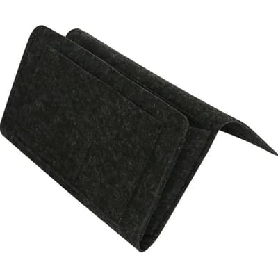 1 Stuk Stoffen Nachtkastje Organizer met Hangmand en Meerdere Vakken - Ruimtebesparende Bedtafel Sofa TV Afstandsbediening Houder, Telefoon & Boek Organizer