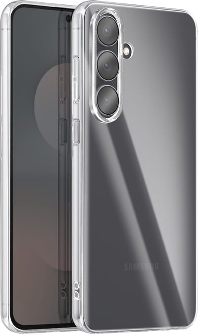 Mayaxess, Hoes Geschikt voor Samsung Galaxy S25 FE Zachte Siliconen Bescherming, Transparant