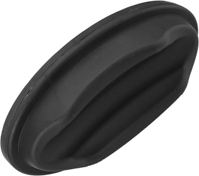 Voorwiel Blok - Fietsverhoger Stabilisator - Indoor Fietsen - Vloerbescherming - 23 x 12 x 6 cm - Zwart