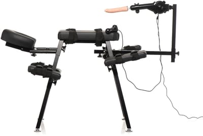 XR Brands - Obedience Bench Met Seksmachine - Zwart