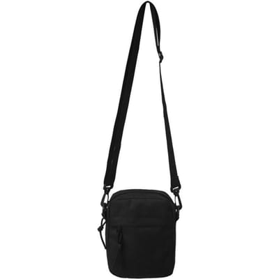 Messenger Sling Bags Casual Canvas Klein Rits Crossbody Tasje Eenvoudige Kleine Crossbody Schoudertas black