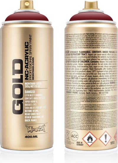 Montana GOLD G3060 Royal Red spuitbus 400ml