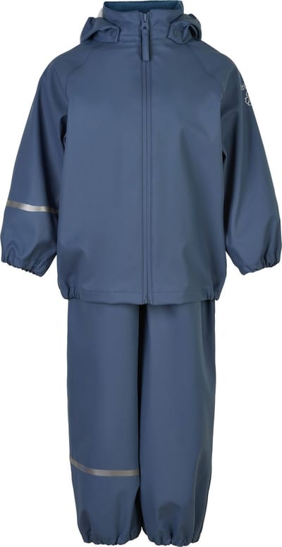 CeLaVi - Basic regenpak voor kinderen - Gerecycled - Porseleinblauw - maat 110cm