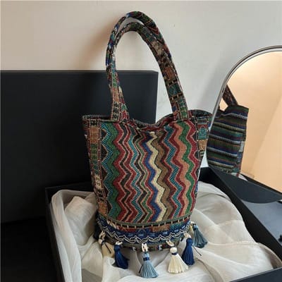 Populaire Bucket Bags voor Dames Nieuwe Trendy en Modieuze Uitgaanstasjes Ins Eén-schouder Tote Bags gray