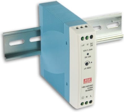 Mean Well MDR-20-12 DIN-rail netvoeding 12 V/DC 1.67 A 20 W Aantal uitgangen: 1 x Inhoud: 1 stuk(s)