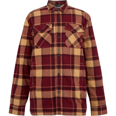 Spennith shacket shirt met fleece-voering voor heren