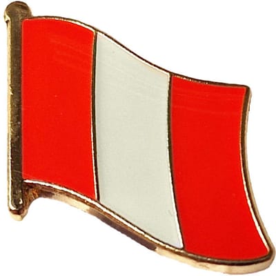 CombiCraft vlag pin Peru 18 x 14 mm - per 5 stuks