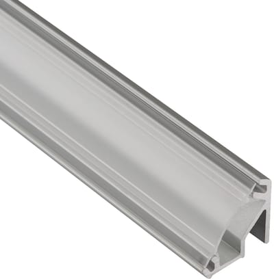 5 x LED Profiel-99 met doorzichtige afdekking 2000 x 15,7 x 15,8 mm Aluminium geëloxeerd voor LED strips tot 10 mm brede