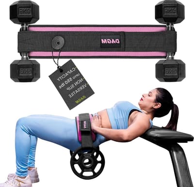 Heupstoot Riem - Bil Trainer - Kracht Training - Antislip Vulling - Unisex - Baby Roze