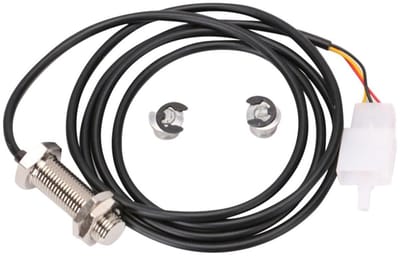 Snelheidssensor Kabel - Kilometerteller Kabel - Motorfiets Rijden - Universele Vervanging - 81cm Draad - Zwart