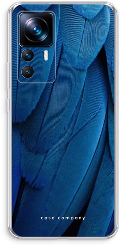 Case Company® - Hoesje geschikt voor Xiaomi 12T hoesje - Pauw - Soft Cover Telefoonhoesje - Bescherming aan alle Kanten en Schermrand