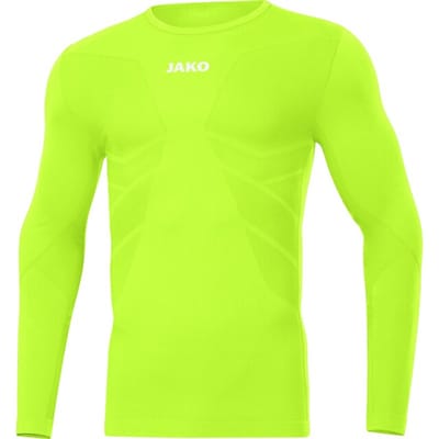 Jako Comfort 2.0 Longsleeve Kinderen - Fluo Groen | Maat: 152-164