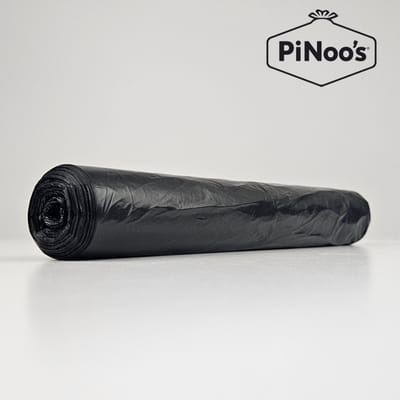 Zwarte Vuilniszakken 18 Liter | 4 rollen à 50 zakken - HDPE-plastic | T15 | 48×50 cm - Zwarte vuilzakken 18L, HDPE afvalzakken 18L (04805004115)