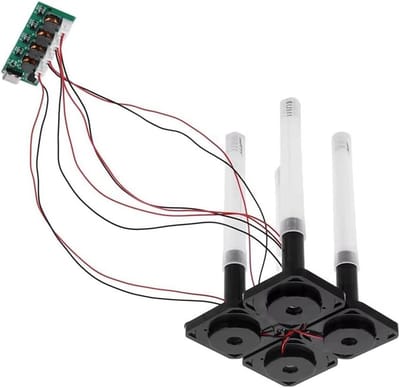 Luchtbevochtiger Module - DIY Verdamper - Planten Verzorgen - Vier Mist Zones - 20 x 13 x 4 cm - Wit