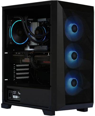 Intel Core i9-12900 Game PC/ Streaming computer waterkoeling - Nvidia GeForce RTX 5050 8GB – 64GB RAM – 4.0TB M.2 SSD – Win11 Pro - Breeze