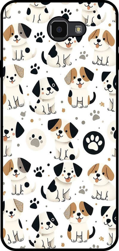 Smartphonica Telefoonhoesje Geschikt voor Samsung Galaxy J7 Prime met honden opdruk - TPU backcover case dog design geschikt voor Samsung Galaxy J7 Prime