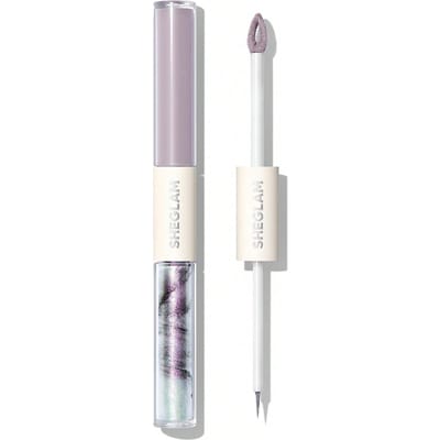 Silk & Sparkle Dubbelzijdige Vloeibare Oogschaduw-Lavender Merk Beauty Cosmetica Make-Up Voor Vrouwen En Meisjes