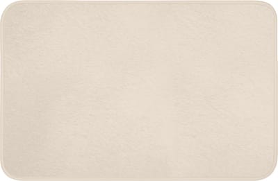 Badmat 60x40 cm - Antislip - Beige - Effen kleur - Badmatten voor badkamer - Badkamermat - Douchemat - Badkamer mat