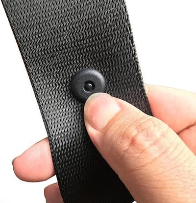 Gordel Gesp Clips - Veiligheidsklemmen Stopper - Voertuig Veiligheid - Slippen Preventie - 4 Paar - Zwart