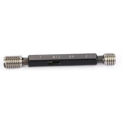 Stalen Meetdraad Plugmeter Hoge Kwaliteit Meting Handgereedschap M12*1.75 black