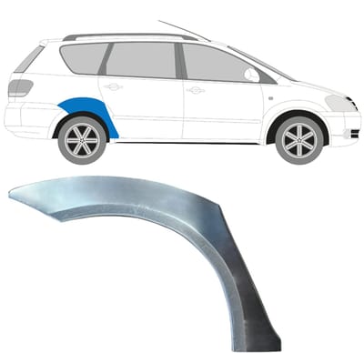 Reparatiepaneel achterspatbord voor Toyota Avensis Verso 2001-2011 / Rechts