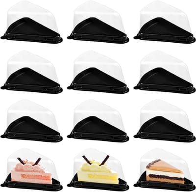 50 Stuks Cheesecake Bewaardozen, Ideaal voor Taart, Desserts en Afhaalmaaltijden, Perfect voor Bakkerijen en Cafés