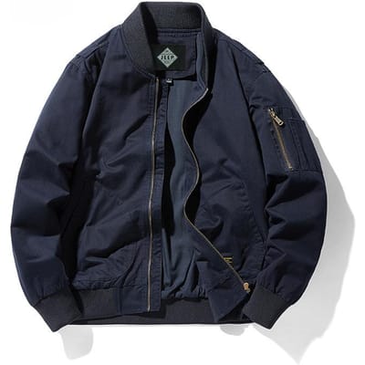 Veste de printemps et d'automne pour homme, uniforme de baseball, ample, militaire, aviateur, pur coton, vêtements de travail, veste en coton 5XL black