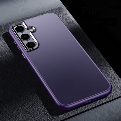 Voor Samsung Galaxy S24+ 5G SULADA Skin Feel Matte Schokbestendige Telefoonhoes (Paars)
