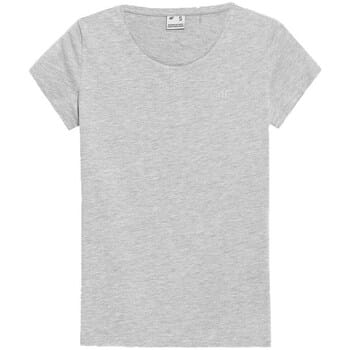 T-shirt Korte Mouw 4F SS23TTSHF580CHODNYJASNYSZARY