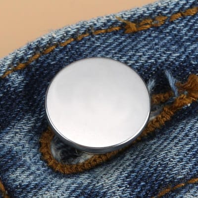 6 STKS-Jeans Taille Knoppen Nagelvrij Verstelbare Taille Extenders Knoppen Afneembaar Kleding Broek Taille Gesp 6pcs