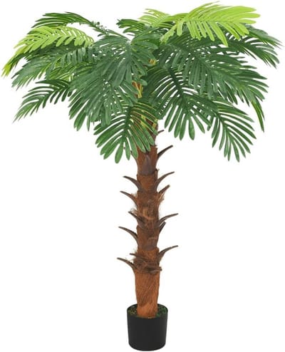 Kunstpalm met pot - Decoratieve plant - Interieur verfraaien - Onderhoudsvriendelijk design - 160 cm hoog - Groen