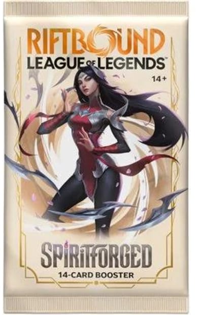 UVS Games Riftbound League of Legends TCG Spiritforged-Booster Pack (Diversen) Nieuw