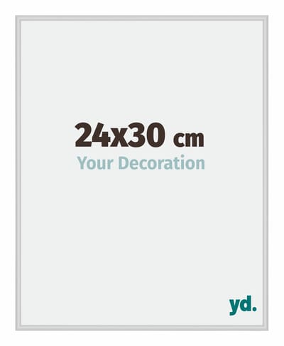 Your Decoration - Fotolijst 24x30 cm - Aluminium - Zilver Mat - Miami