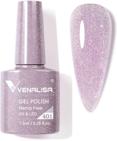 Venalisa UV Gellak Glitter - 7.5 ml - Glitter Gellak - Gellac Glitter - Gellak Kleuren - Venalisa Gellak - Gellak Nagellak