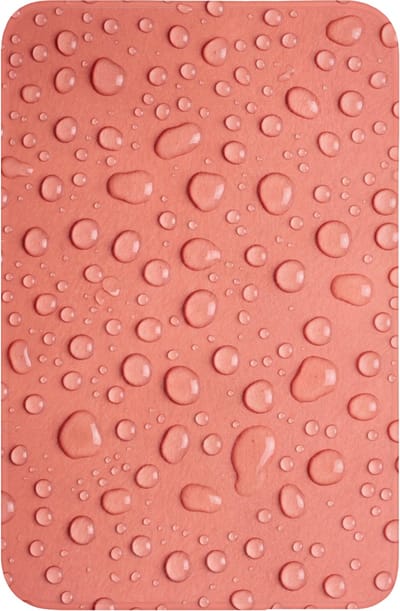 WC mat 40x60 cm - Antislip - Water - Druppels - Roze - Toiletmat - Vloermat - Douchemat - Toilet tapijt - Toiletmatten