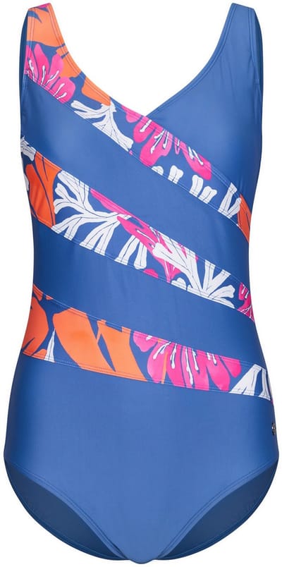 Dames Badpak Pastunette - Coral Flower - Corrigerend - Maat 38