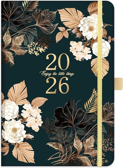 A5 Academisch Dagboek 2025-2026 - Weekoverzicht van augustus 2025 tot juli 2026 - Hardcover
