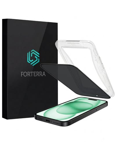 Anti-Gluren Screenprotector Geschikt voor Apple iPhone 15 - Met Installatie Kit - Privacy - Beschermglas - Flexibel Glas - Tempered Glass - Screen Protector