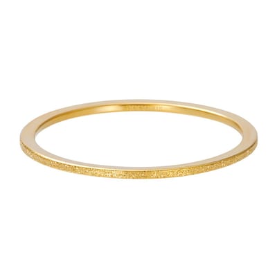 iXXXi Jewelery - Vulring - Goudkleurig - Sandblasted - 1mm - Maat 17