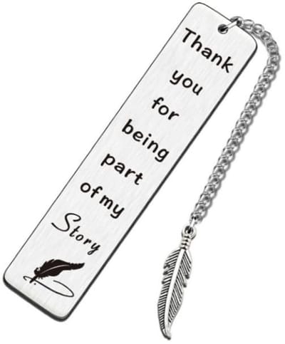Dailygoods- Bladwijzer Metalen - Gepersonaliseerd - Afscheidscadeau - Lerarendag - Verjaardag - Kerstmis - Cadeau